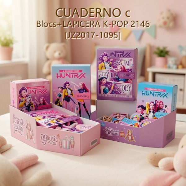CUADERNO C BLOCS+LAPICERA KPOP 2146 [JZ2017-1095]