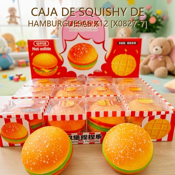 SQUISHY DE HAMBURGUESAS X12 [X0827-7]