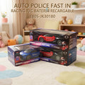 AUTO POLICE FAST IN RACING A CONTROL REMOTO R/C BATERIA RECARGABLE 1805-JK30180
