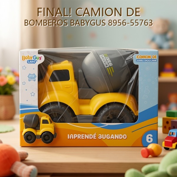 AUTO CAMION DE BOMBEROS BABYGUS 8956 [55763] PRECIO FINAL!!!!