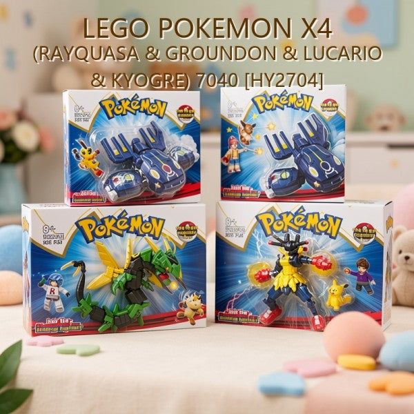 BLOQUES POKEMON X4 7040 [HY2