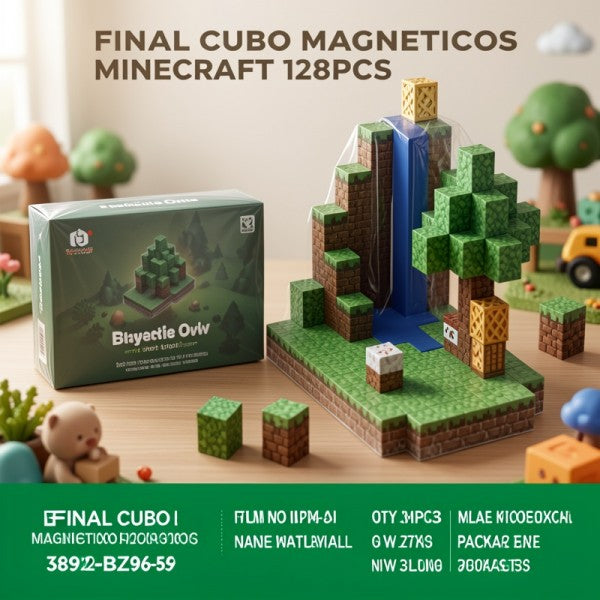 CUBOS IMANTADOS MINECRAFT 128PCS 3892 [BZ96-59] PRECIO FINAL!!!!