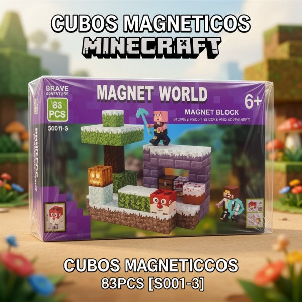 BLOQUES IMANTADOS MINECRAFT 83PCS 0731 [S001-3]
