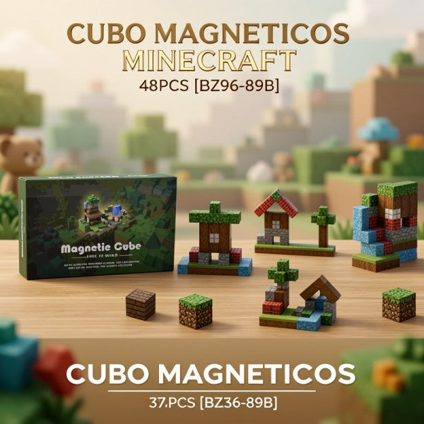 BLOQUES IMANTADOS MINECRAFT 48PCS 3731 [BZ96-89B]