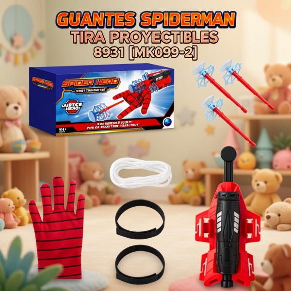 SPIDERMAN GUANTES TIRA PROYECTILES 8931 [MK099-2]