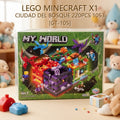 BLOQUES MINECRAFT X1 CIUDAD DEL BOSQUE 220PCS 1053 [GT-105]