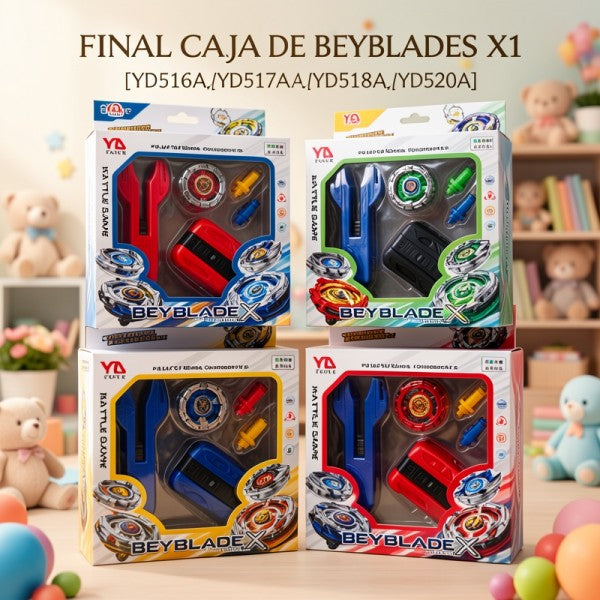 BEYBLADES EN CAJA X1 [YD516A,YD517A,YD518A,YD520A] PRECIO FINAL!!!!