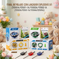 BEYBLADE CON LANZADOR EXPLOSIVO X1 {YD501A,YD501-1A,YD502A,YD502-1A,YD503A,YD503-1A,YD504A,YD505A} PRECIO FINAL!!!!