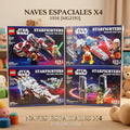 BLOQUES STAR WARS NAVES ESPACIALES X4 1933 [MG2193]