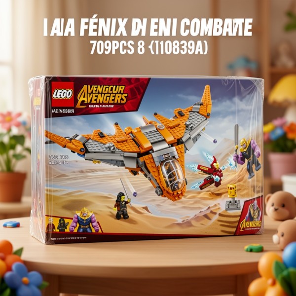 BLOQUES AVENGERS ALA FÉNIX DE COMBATE 709PCS 8390 [10839A]