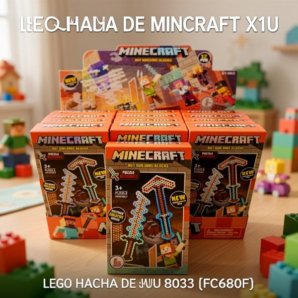BLOQUES HACHA DE MINCRAFT X1U 8033 [FC680F]