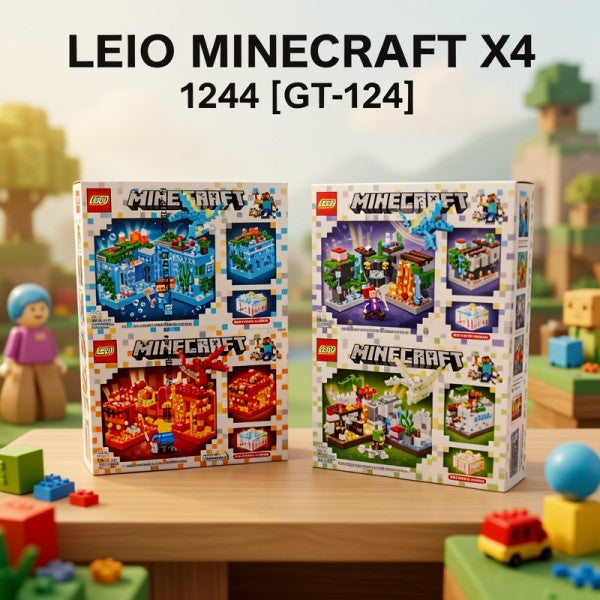 BLOQUES MINECRAFT X4 1244 [GT-124]