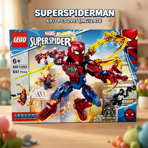 BLOQUES SUPERSPIDERMAN GIGANTE 691+ PCS 2925 [MG1292]