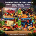 BLOQUES MINECRAFT AVENTURAS EN EL NETHER X4 3527 [MG1352]