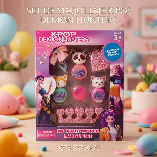 SET DE MAQUILLAJE K POP DEMON HUNTERS 0078 FX780-7U