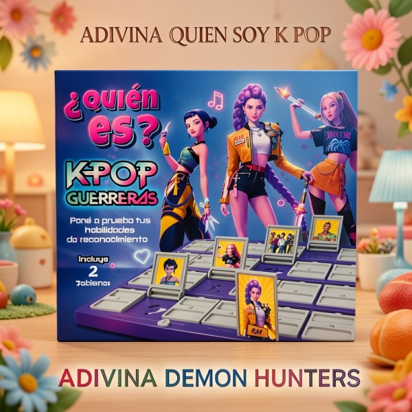 JUEGO DE MESA ADIVINA QUIEN SOY KPOP DEMON HUNTERS 2420