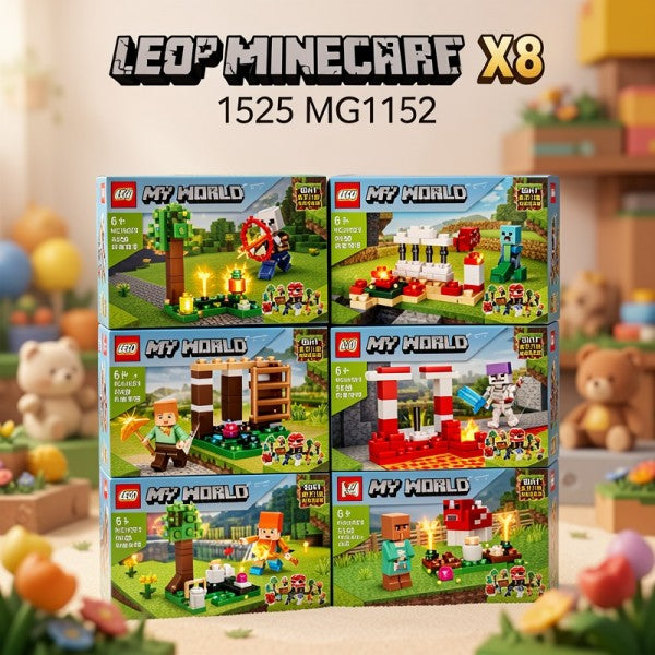 BLOQUES MINECRAFT X8 1525 MG1152