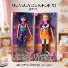 KPOP MUÑECA CON ACCESORIO X1 0018 [KP-01]