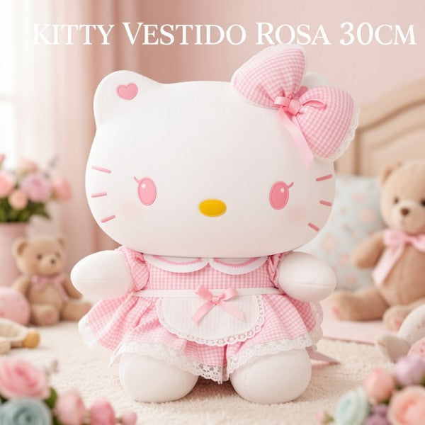 KITTY VESTIDO ROSA 30CM