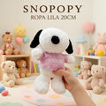 SNOOPY ROPA LILA 20CM