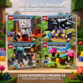 BLOQUES MINECRAFT LOS CUATRO MUNDOS X4 1108 [MG2110]