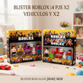 ROBLOX BLISTER X4 PJS Y X2 VEHICULOS [8240] 0838