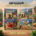 BLOQUES MINECRAFT X4 AVENTURAS EN EL DESIERTO 8052 [MG805]