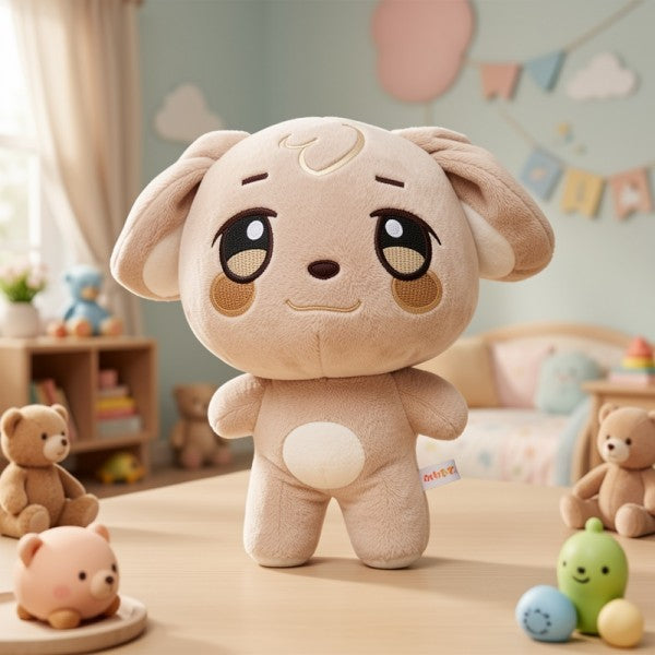 ATEEZ PERRO MARRON 20CM
