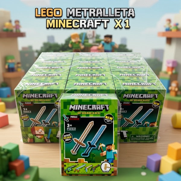 BLOQUES METRALLETA MINECRAFT X1 9054 [FC690D]