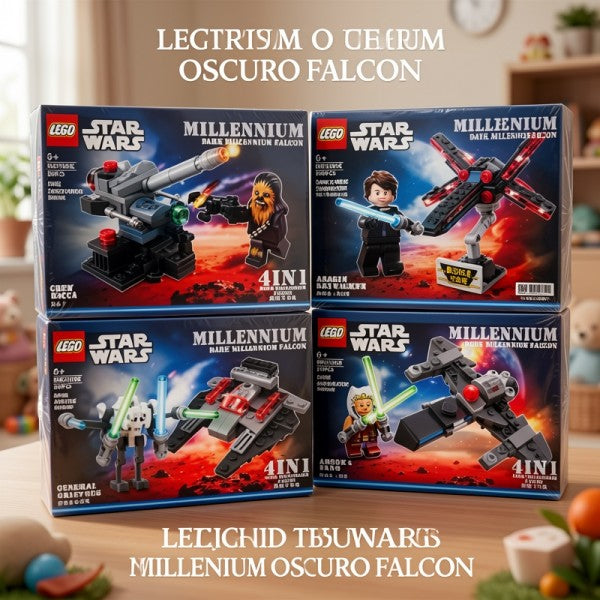 BLOQUES STAR WARS MILLENIUM OSCURO FALCON 1906 [MG2190]