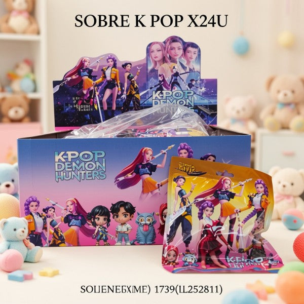 SOBRES SORPRESA K POP DEMON HUNTERS X24U 1739{L252811}