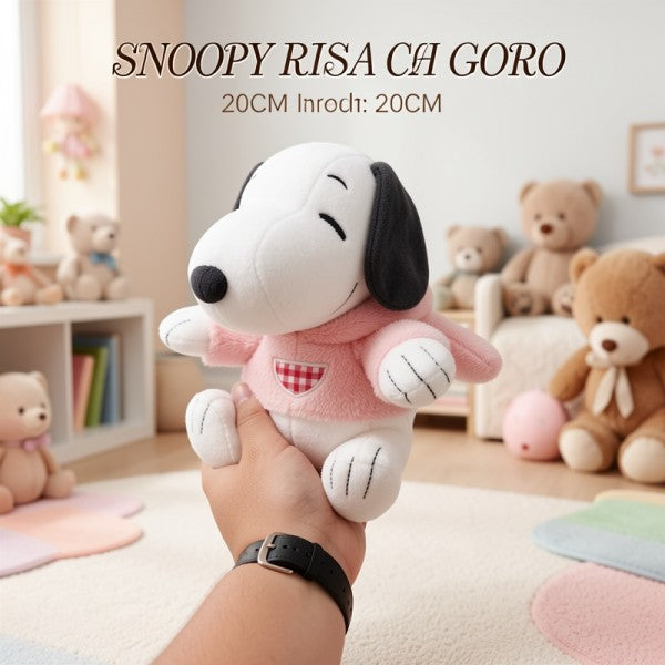 SNOOPY ROSA CON GORRO 20CM