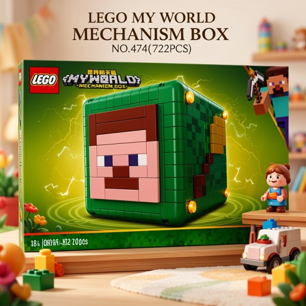 BLOQUES MINECRAFT MECHANISM BOX NO.474{722PCS}
