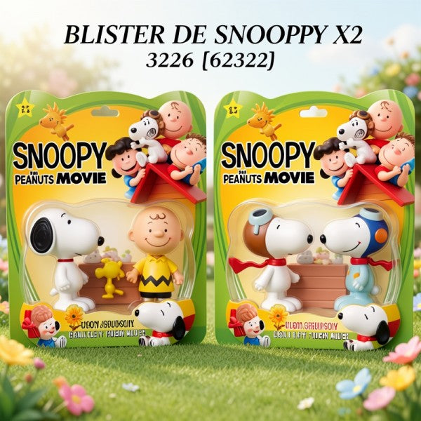 SNOOPY EN BLISTER X2 3226 [62322]