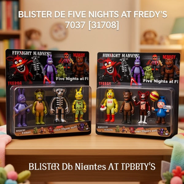 FIVE NIGHTS AT FREDY´S EN BLISTER X4 7037 [31703]
