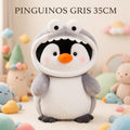 PINGUINO GRIS 35CM