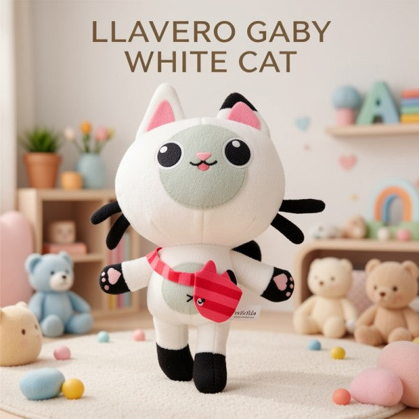 LLAVERO GABY WHITE CAT