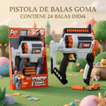 PISTOLA DE BALAS GOMA CONTIENE 24 BALAS 0104[BIG535]