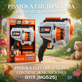PISTOLA ELECTRICA DE BALAS GOMA CONTIENE 24 MUNICIONES 0111 [BIG525]