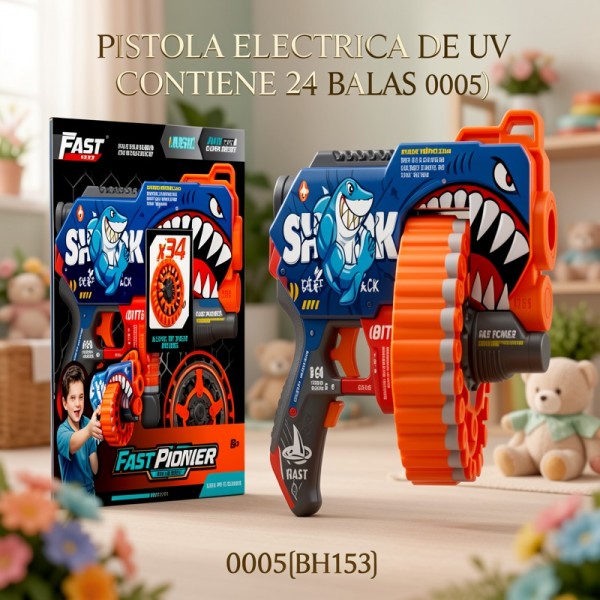 PISTOLA ELECTRICA DE UV CONTIENE 24 BALAS 0005[BH153]