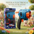 PISTOLA ELECTRICA DE BALAS BLANDAS 4 MUNICIONES 0272[BT301]