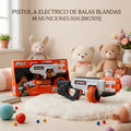 PISTOLA ELECTRICO DE BALAS BLANDAS 48 MUNICIONES 0241 [BIG505]