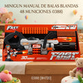 MINIGUN MANUAL DE BALAS BLANDAS 48 MUNICIONES 0388 [BH720]