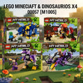 BLOQUES MINECRAFT & DINOSAURIOS X4 0057 [M1005]