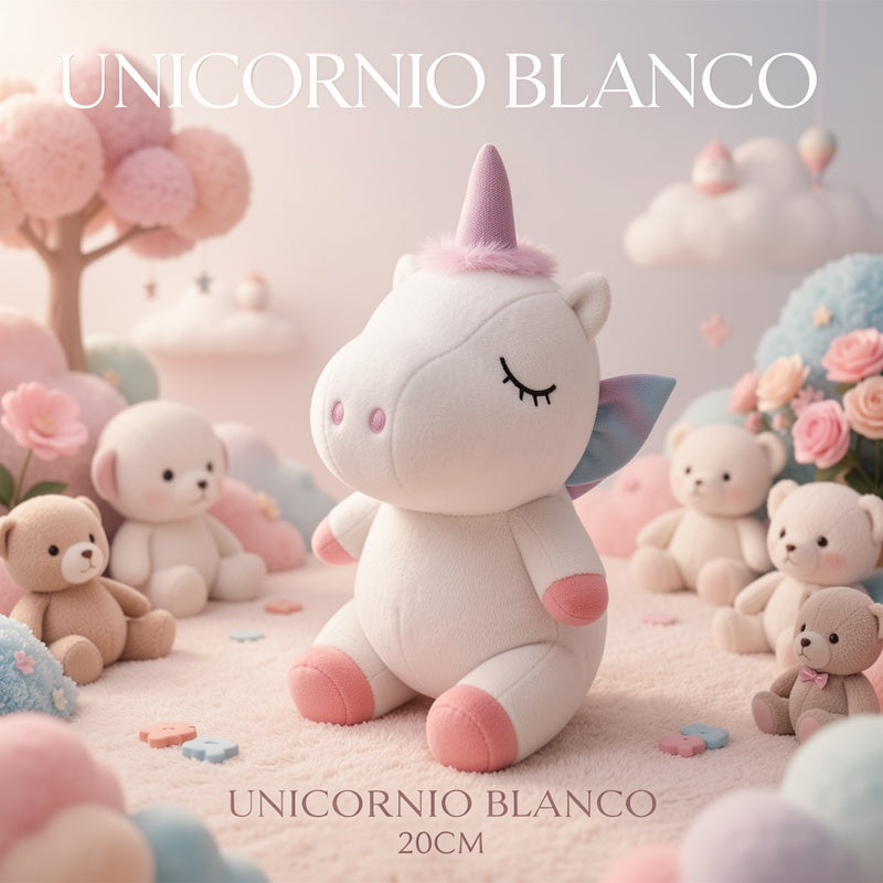 UNICORNIO BLANCO 20CM