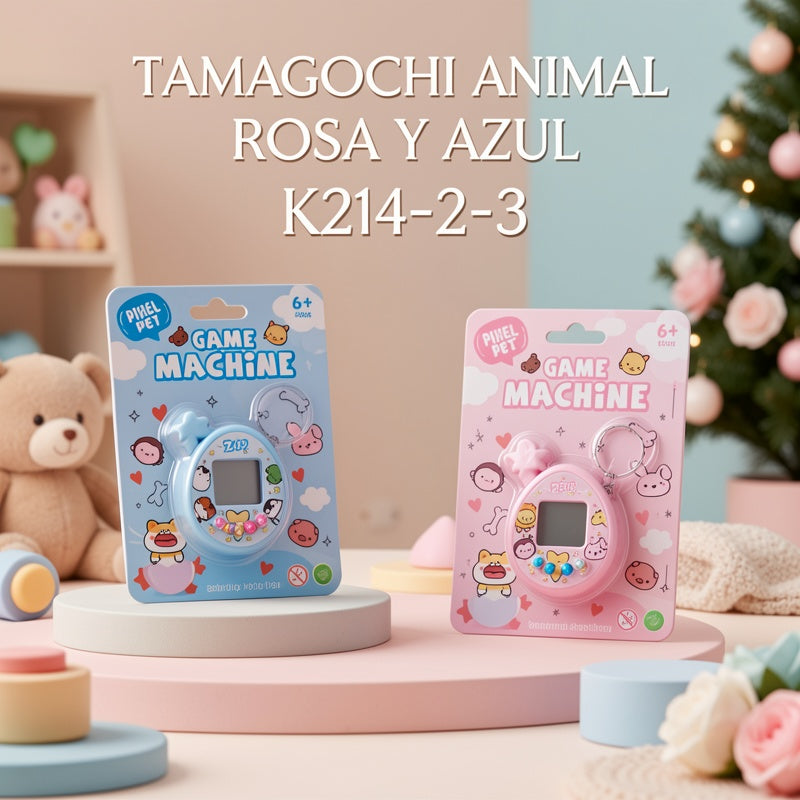 TAMAGOCHI ANIMAL ROSA Y AZUL K214-2-3