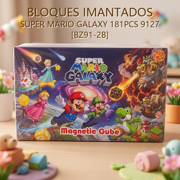 BLOQUES IMANTADOS SUPER MARIO GALAXY 181PCS 9127 [BZ91-2B]