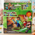 BLOQUES IMANTADOS MINECRAFT ROMPECABEZAS 20PCS 1961 [BZ96-200B]