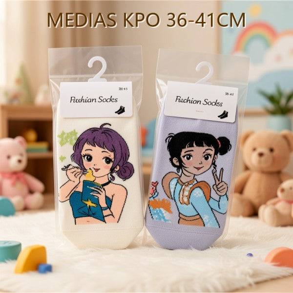 FINAL MEDIAS KPOP 36-41CM X12 UNIDADES
