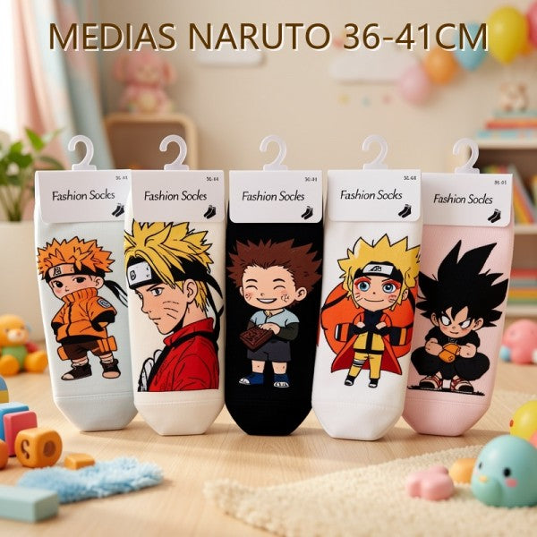 FINAL MEDIAS CHICAS NARUTO 36-41CM X12 UNIDADES